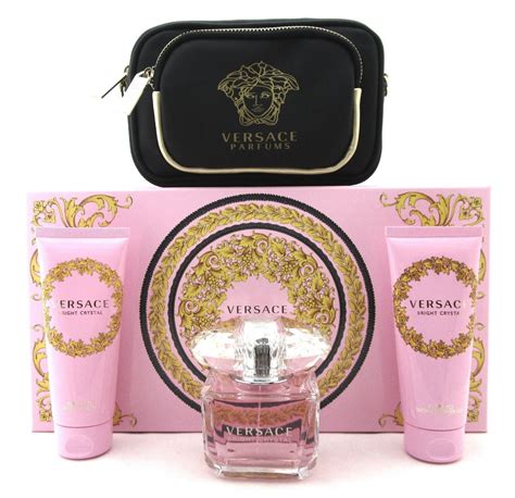 versace duft set|versace crystal gift set.